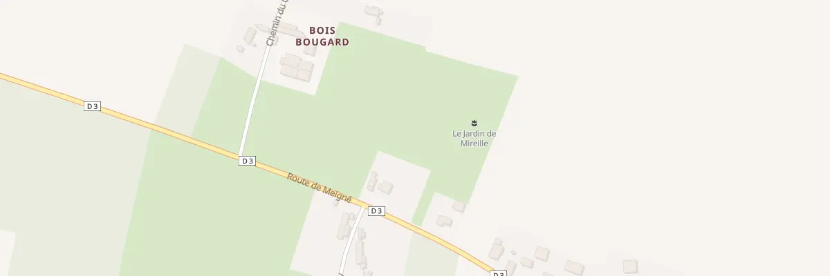 Plan du 23 Rte de Meigné à Channay-sur-Lathan