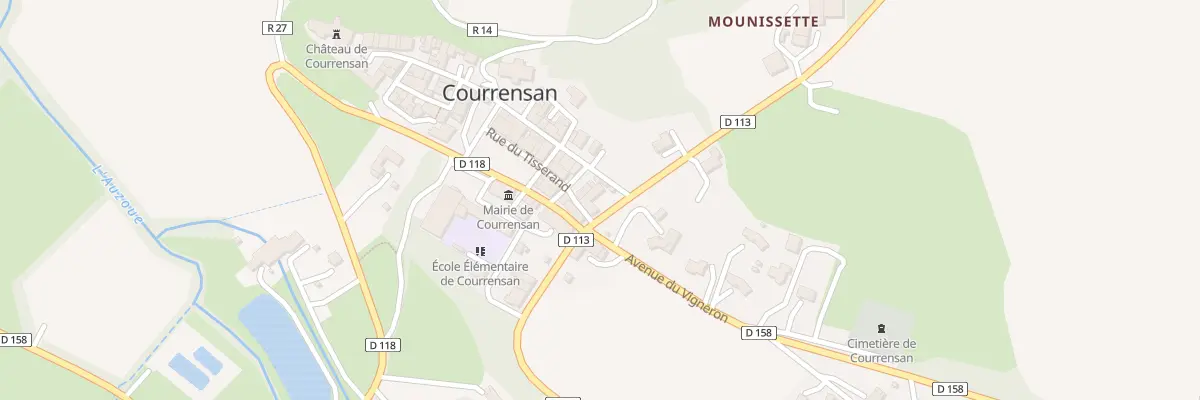 Plan du 14 Av du Forgeron à Courrensan