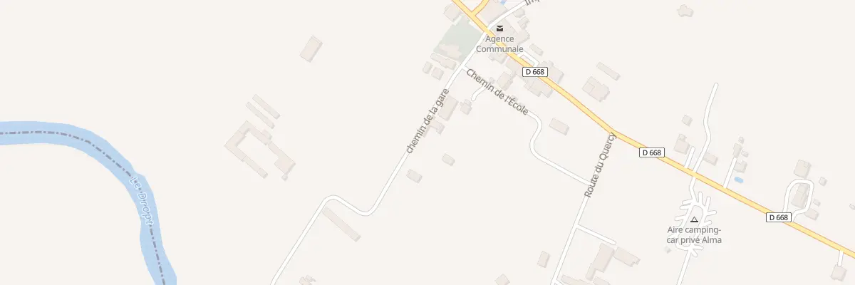 Plan de Plaine d’Auriac à Auriac-sur-Dropt