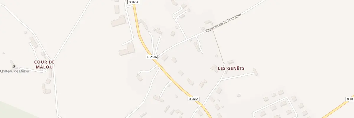 Plan du 308 Rte du Breuil-en-Auge à Norolles