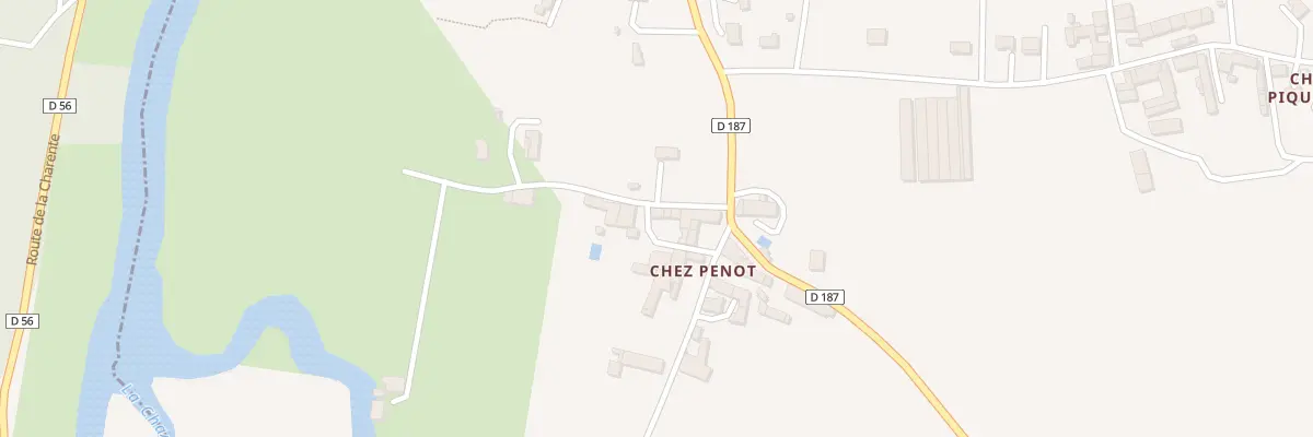 Plan du 5035 Chez Penot à Aunac-sur-Charente