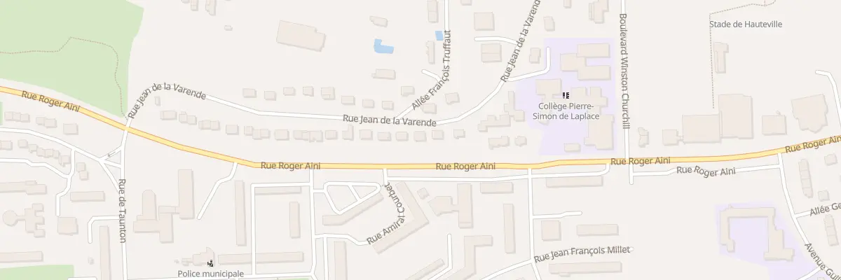 Plan du 117 Rue Roger Aini à Lisieux