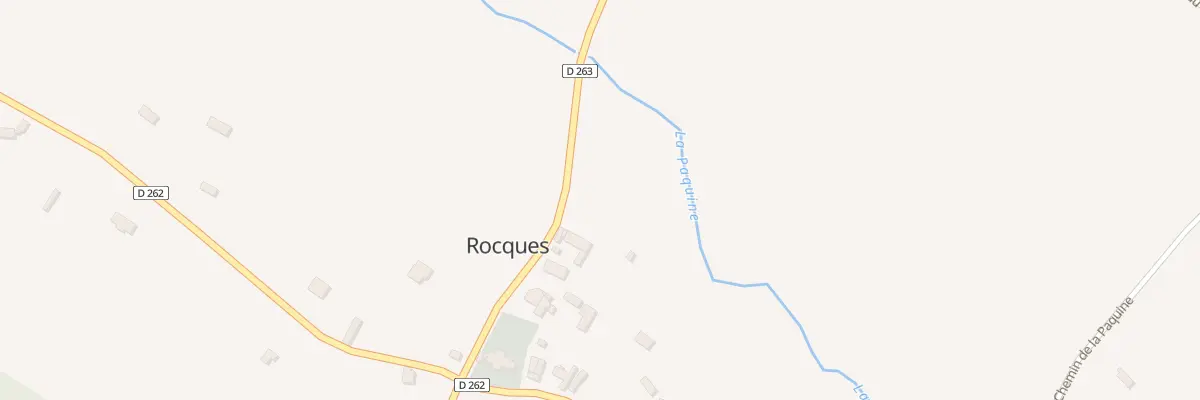 Plan du 124 Rte de Fauguernon Rd 263 à Rocques