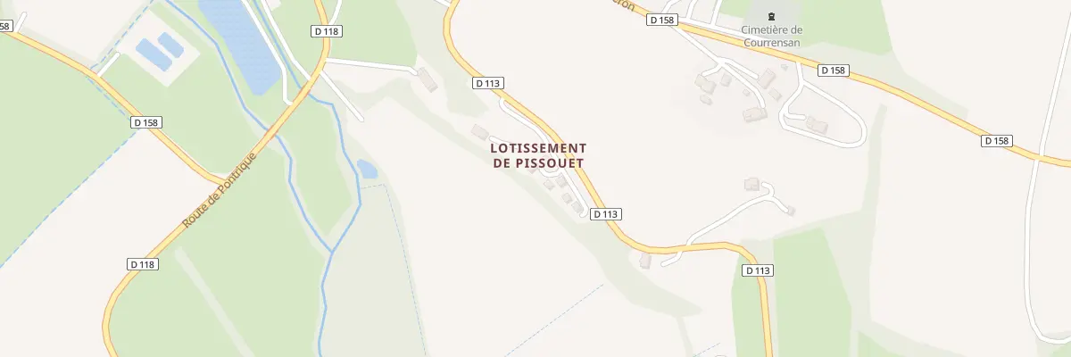 Plan du 194 Rte de Cadignan à Courrensan