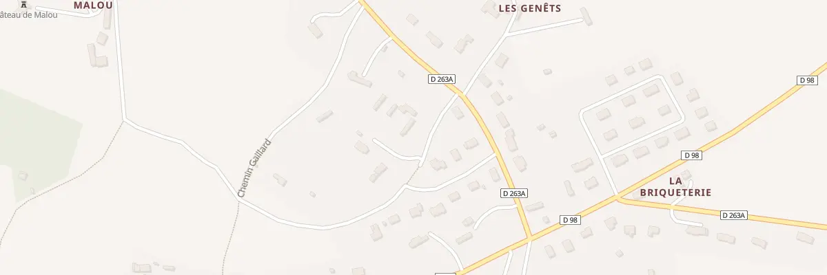 Plan du 50 Chem de la Fontaine Nourry à Norolles