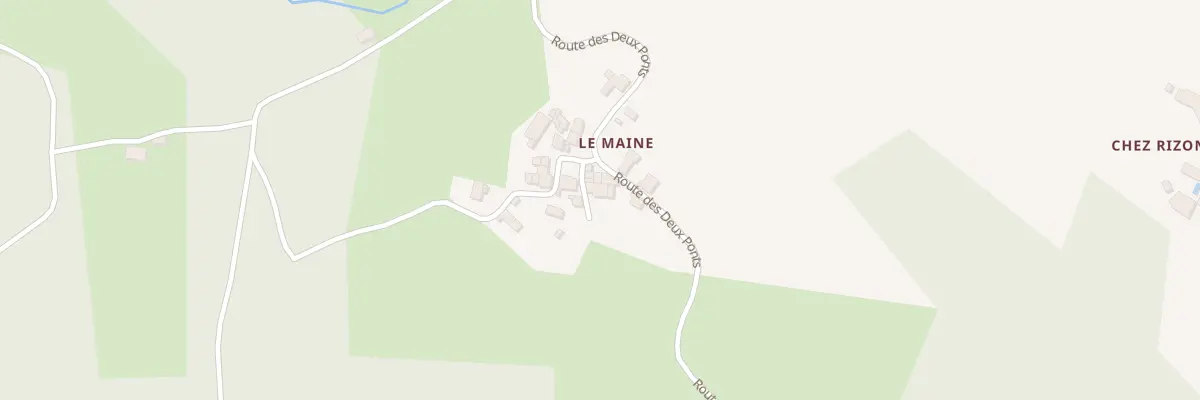 Plan du 25 Le Maine Sud à La Jemaye-Ponteyraud