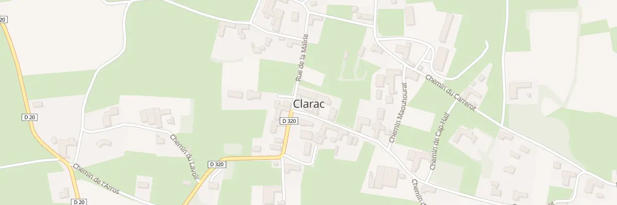Plan du 1 Rue du Levant à Clarac