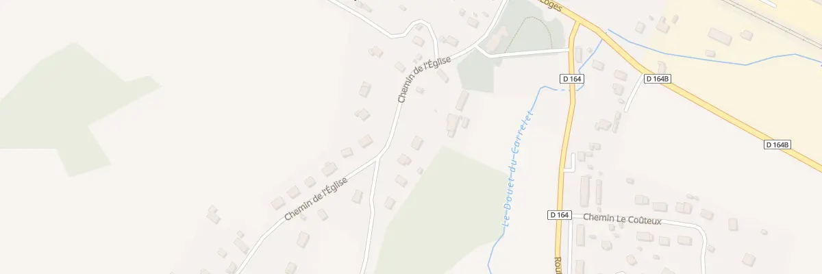 Plan du 5 Chem de l’Église à Beuvillers