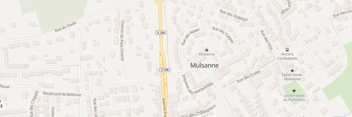 Plan du 5 Rue des Roses à Mulsanne