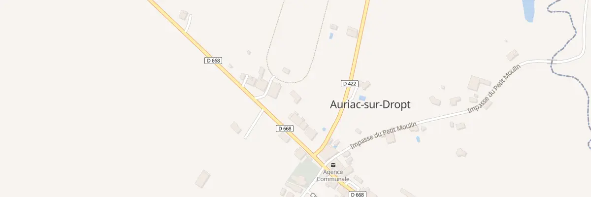 Plan du 61A Plaine du Clamens à Auriac-sur-Dropt