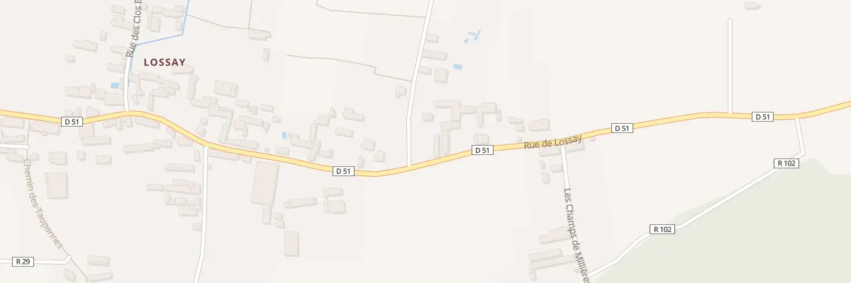 Plan du 5057A Rue de Lossay à Restigné