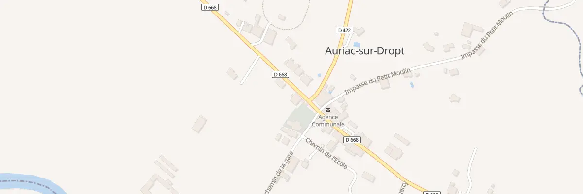 Plan du 8 Labrunie à Auriac-sur-Dropt