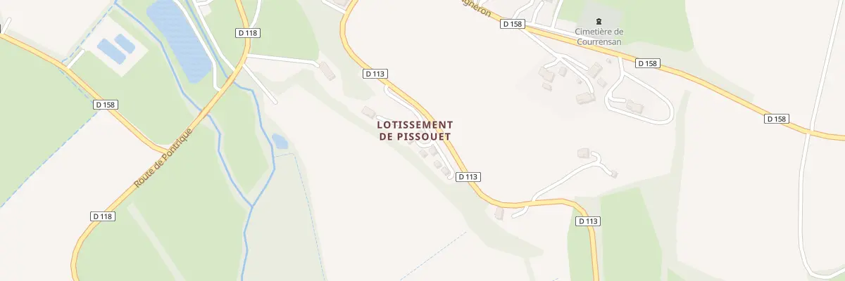 Plan du 5216 A Pissouet à Courrensan