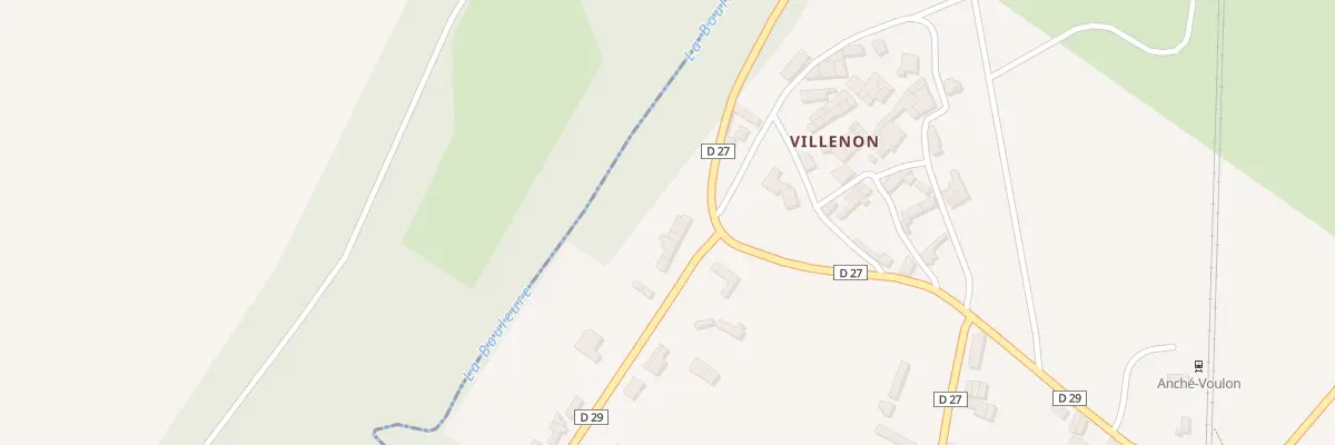 Plan du 5124 Villenon à Anché