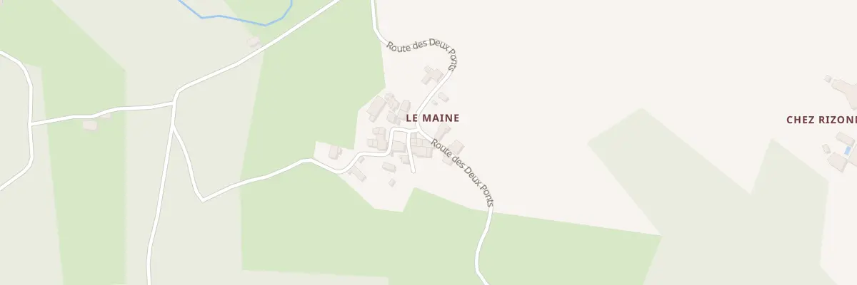 Plan du 29 Le Maine Sud à La Jemaye-Ponteyraud