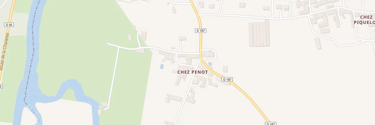 Plan du 5033 Chez Penot à Aunac-sur-Charente
