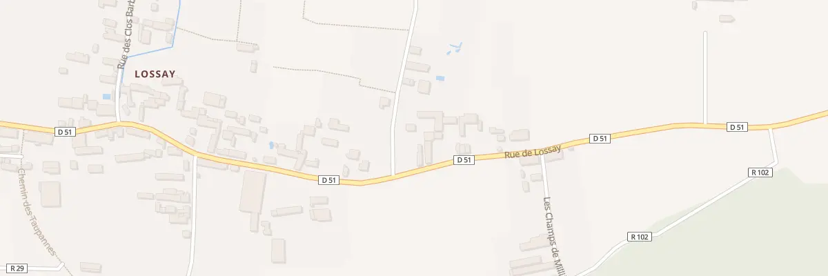 Plan du 2 Rue des Vinaudières à Restigné