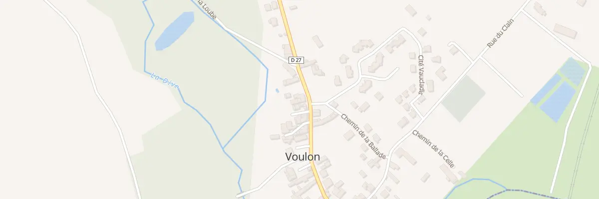 Plan du 21 Rue des Trois Rivieres à Voulon