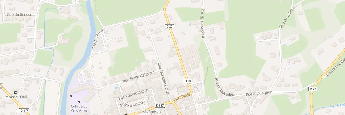 Plan du 13 Rue de la Fontaine à Tournay