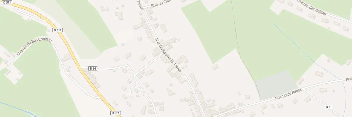 Plan du 64 Rue Guillaume III Talvas à Neufchâtel-en-Saosnois