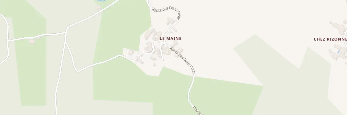 Plan du 29 Le Maine à La Jemaye-Ponteyraud