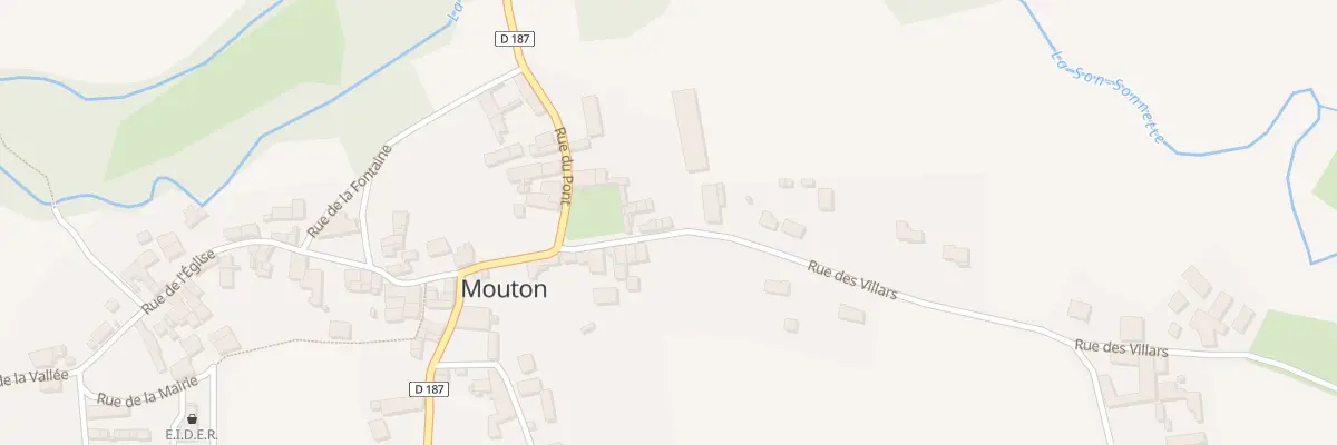 Plan du 5044 Rue du Peucet à Mouton