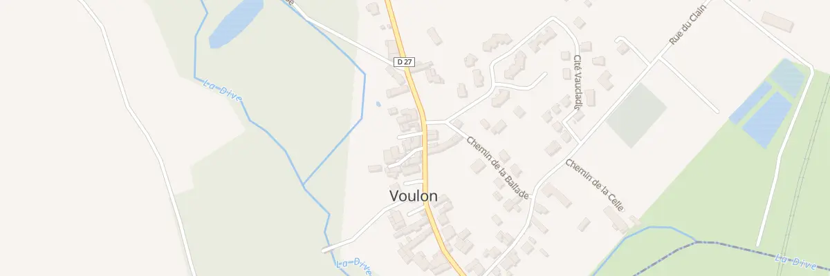 Plan du 19 Rue des Trois Rivieres à Voulon