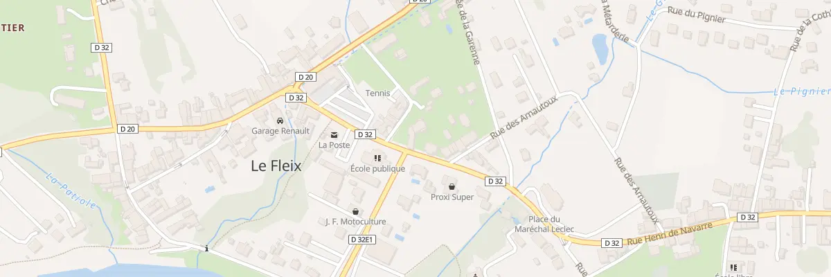 Plan du 177 Rue Henri de Navarre au Fleix