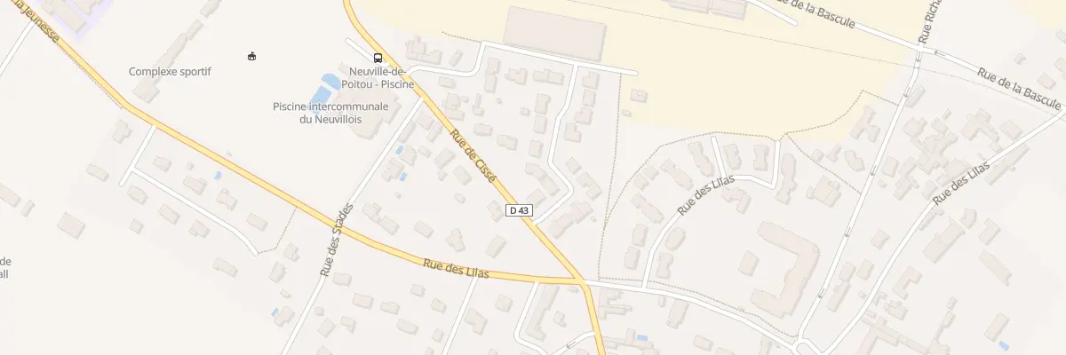 Plan du 12 Rue des Bleuets à Neuville-de-Poitou