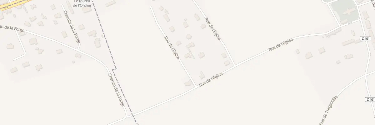 Plan du 10B Rue de l’Eglise à Gainneville