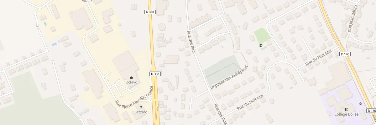 Plan du 37 Rue des Pins à Mulsanne