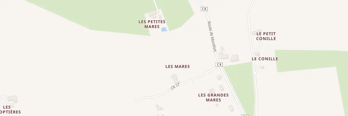 Plan du 5488 Les Mares à Ballon-Saint Mars