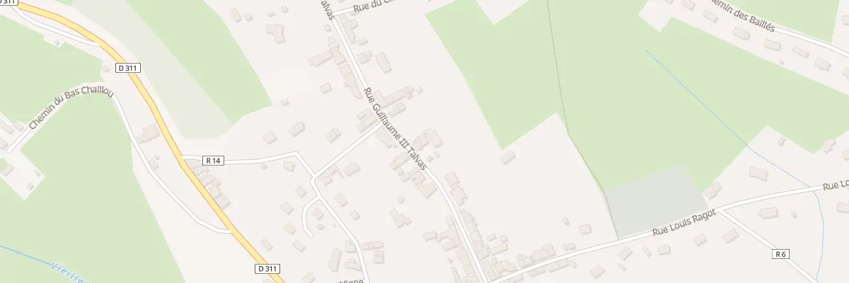 Plan du 62 Rue Guillaume III Talvas à Neufchâtel-en-Saosnois