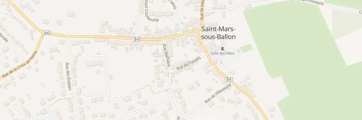 Plan du 2 Rue du Paradis à Ballon-Saint Mars