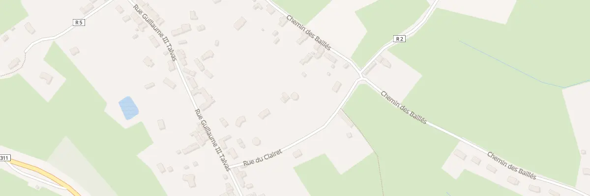Plan du 7 Rue du Clairet à Neufchâtel-en-Saosnois
