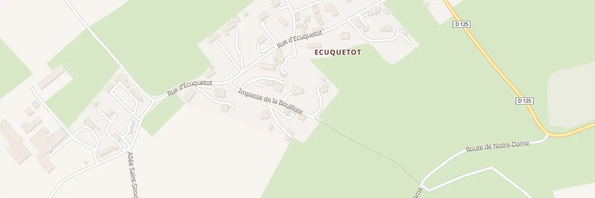 Plan du 87 Imp de la Bouillotte à Turretot