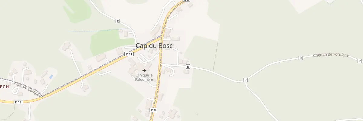 Plan du 57 Che de Fonclaire à Damazan