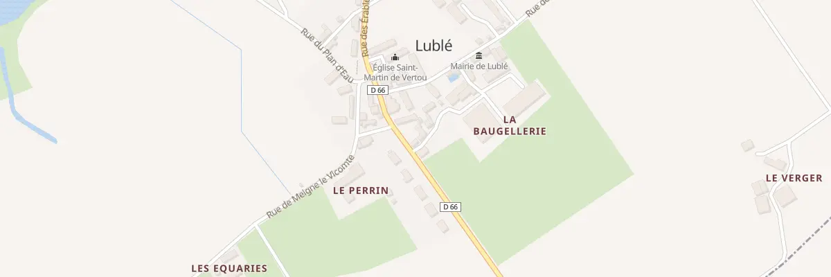 Plan du 7 Rue de la Croix Mousseau à Lublé