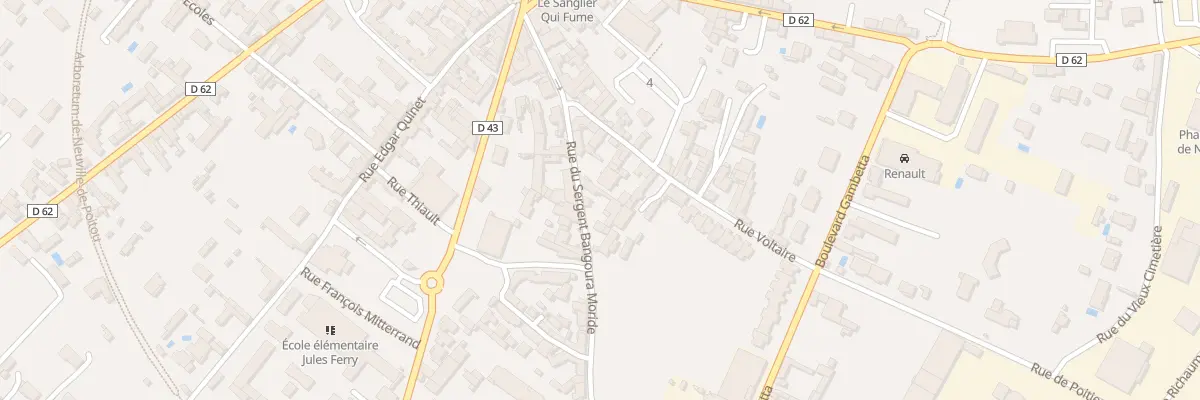Plan du 18 Rue du Sgt Bangoura Moride à Neuville-de-Poitou
