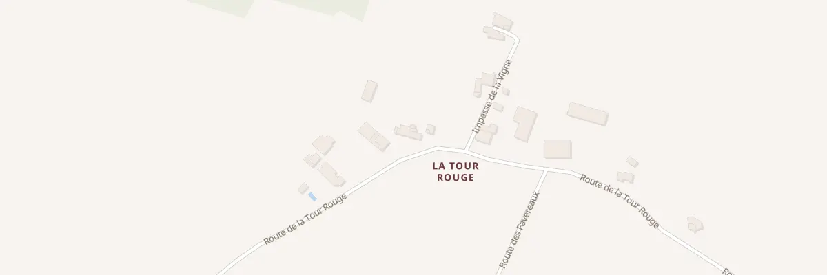 Plan du 93 La Tour Rouge Ouest à La Roquille