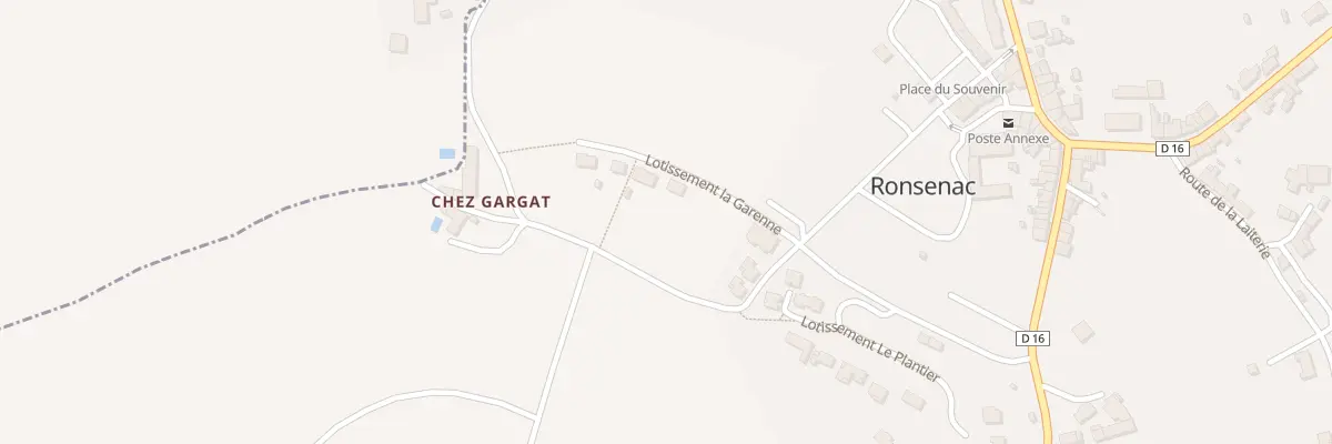 Plan du 6 Lot La Garenne à Ronsenac