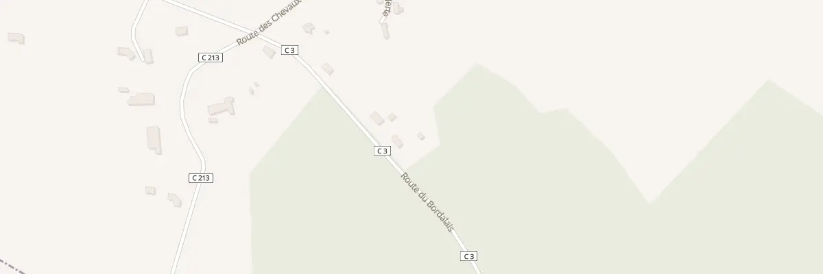 Plan du 1102 Rte du Bordalais à Saint-Sauveur-Lalande