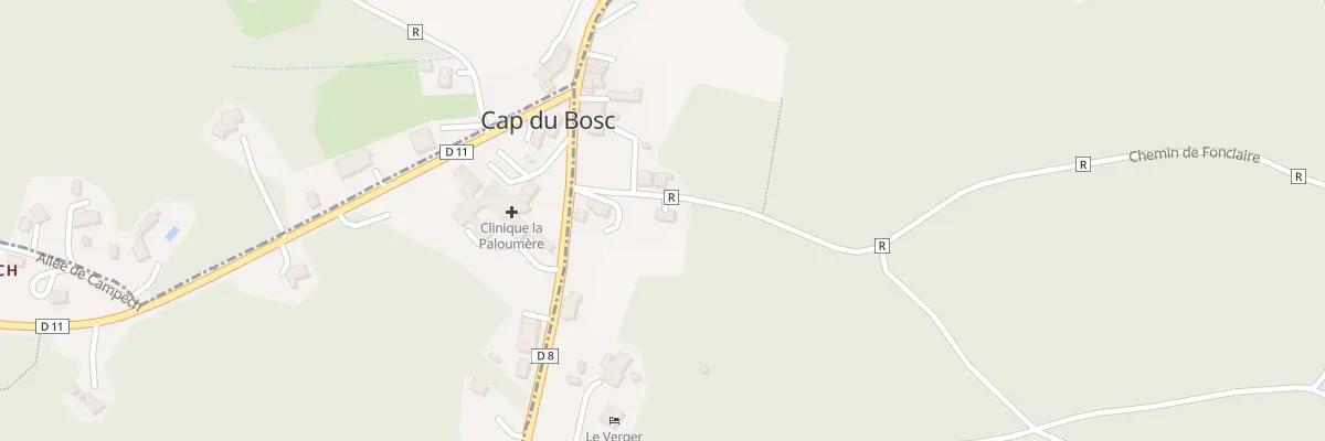 Plan du 76 Che de Fonclaire à Damazan