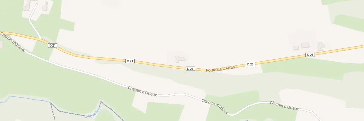 Plan du 37 Rte de l’Arros à Goudon