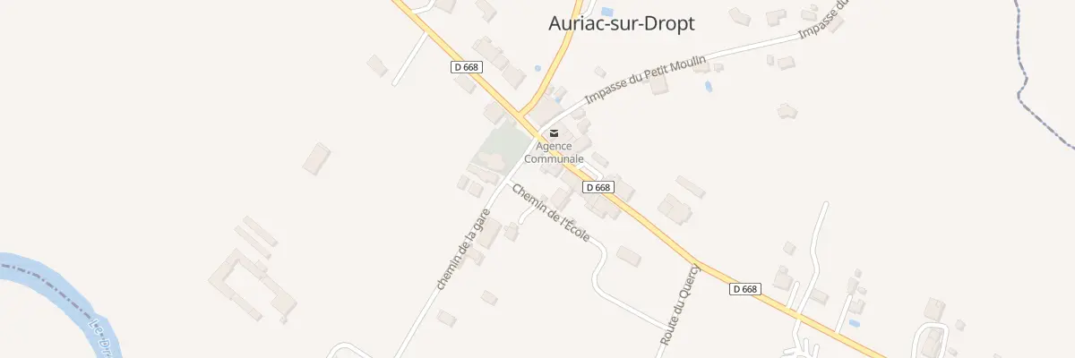 Plan du 6 Plaine d’Auriac à Auriac-sur-Dropt