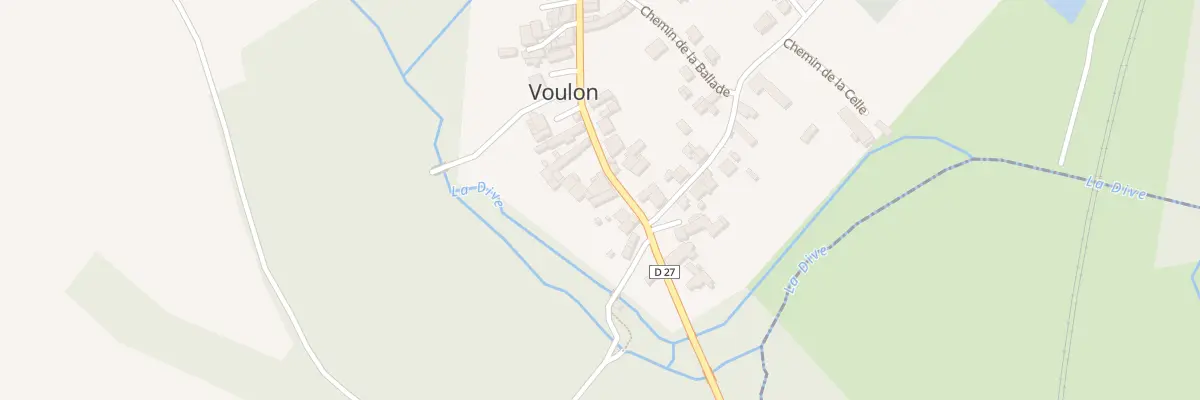 Plan du 9 Rue des Trois Rivieres à Voulon