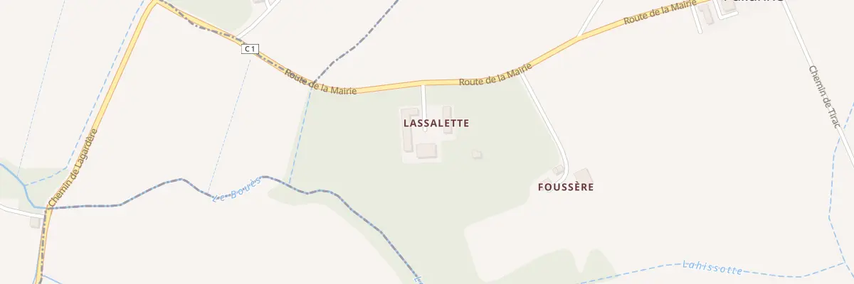 Plan du 3085 Rte de la Mairie à Pallanne