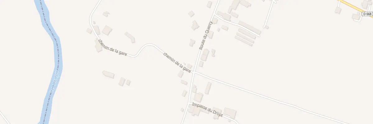 Plan du 100 Plaine d’Auriac à Auriac-sur-Dropt