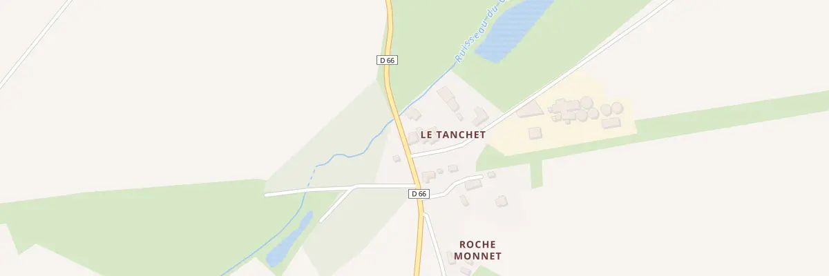 Plan du 1 Le Tanchet à Lublé