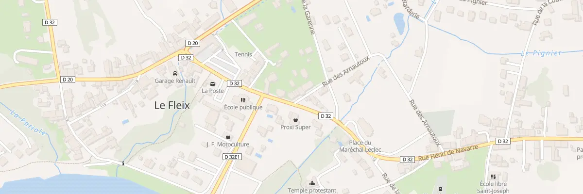 Plan du 213 Rue Henri de Navarre au Fleix